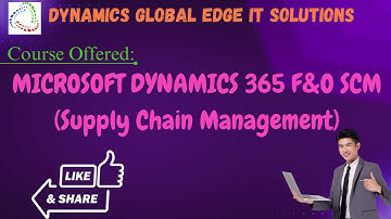 Microsoft Dynamics 365 F&O Functional SCM #training  #job #education #dynamics365 #jobsearch