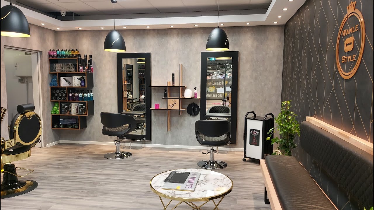 Stylish barber shop interior design (2 of 2) YouTube
