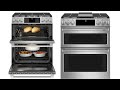 Cafe 30 ada slidein front control gas double oven with convection range