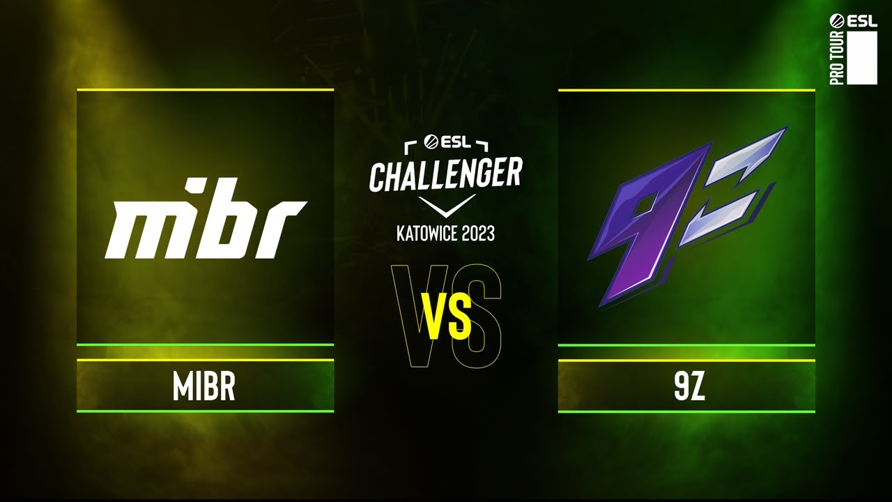 MIBR vs. 9z - Map 1 [Anubis] - ESL Challenger Katowice 2023 SA CQ - Grand Final