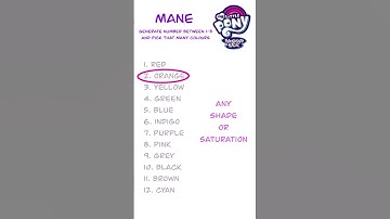 Redesigning the Mane 6 with a random number generator Part 3 #mlp #digitalart #rarity