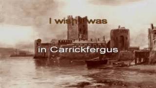 Carrickfergus Karaoke chords