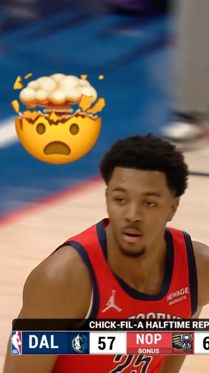 Trey Murphy gets up for the windmill alley-oop! ?