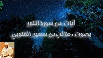 آيات من سورة النور - طالب القنوبي | An-Nur - Talib Alqunoobi