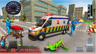 City Emergency Ambulance Rescue Driving Simulator - Mobil Balap Truk Ambulance Panjang screenshot 5