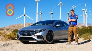 Электрический Mercedes-AMG EQS 53 — первый обзор! видео