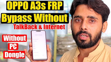Oppo A3s (CPH-1803) Google Bypass | Without Internet & TalkBack Enable