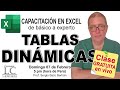 Clase GRATIS - Aprende a diseñar TABLAS DINÁMICAS en Excel