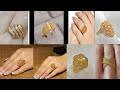 Latest light weight gold rings design for girls beautiful design