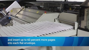 Insert up to 60% more mail with the Epic inserting system