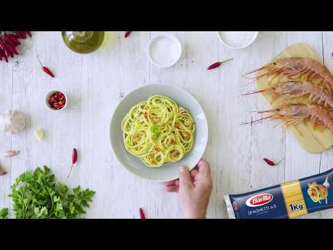 Video: Pasta Med Reker Og Kremet Chipotle-saus