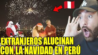 EXTRANJEROS quedan IMPACTADOS con la NAVIDAD PERUANA!!