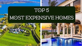 Top 5 MOST EXPENSIVE homes I Crazy Zillow Highlights 04/24