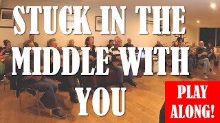 Stuck In The Middle With You- Stealers Wheel - Ukulele Play Along (5 chords D G7 A7 C G)