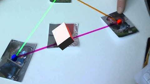 Multi NFT LineRenderer Licht Test mit 4 Karten