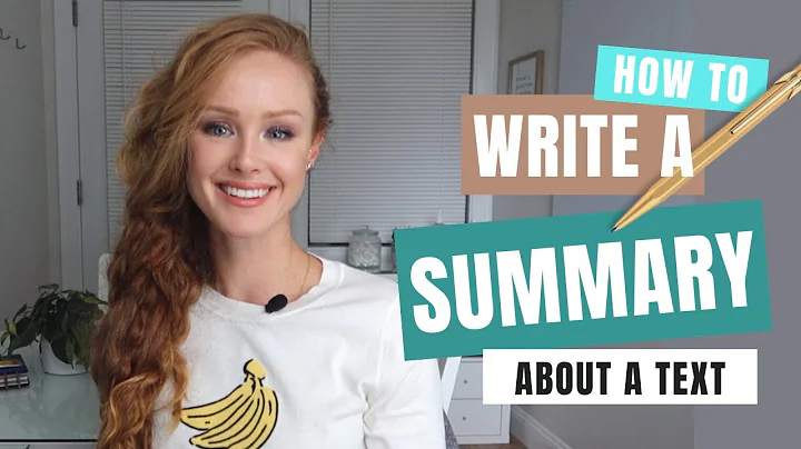 How to write a summary about a text | Step-by-step tips with an example
