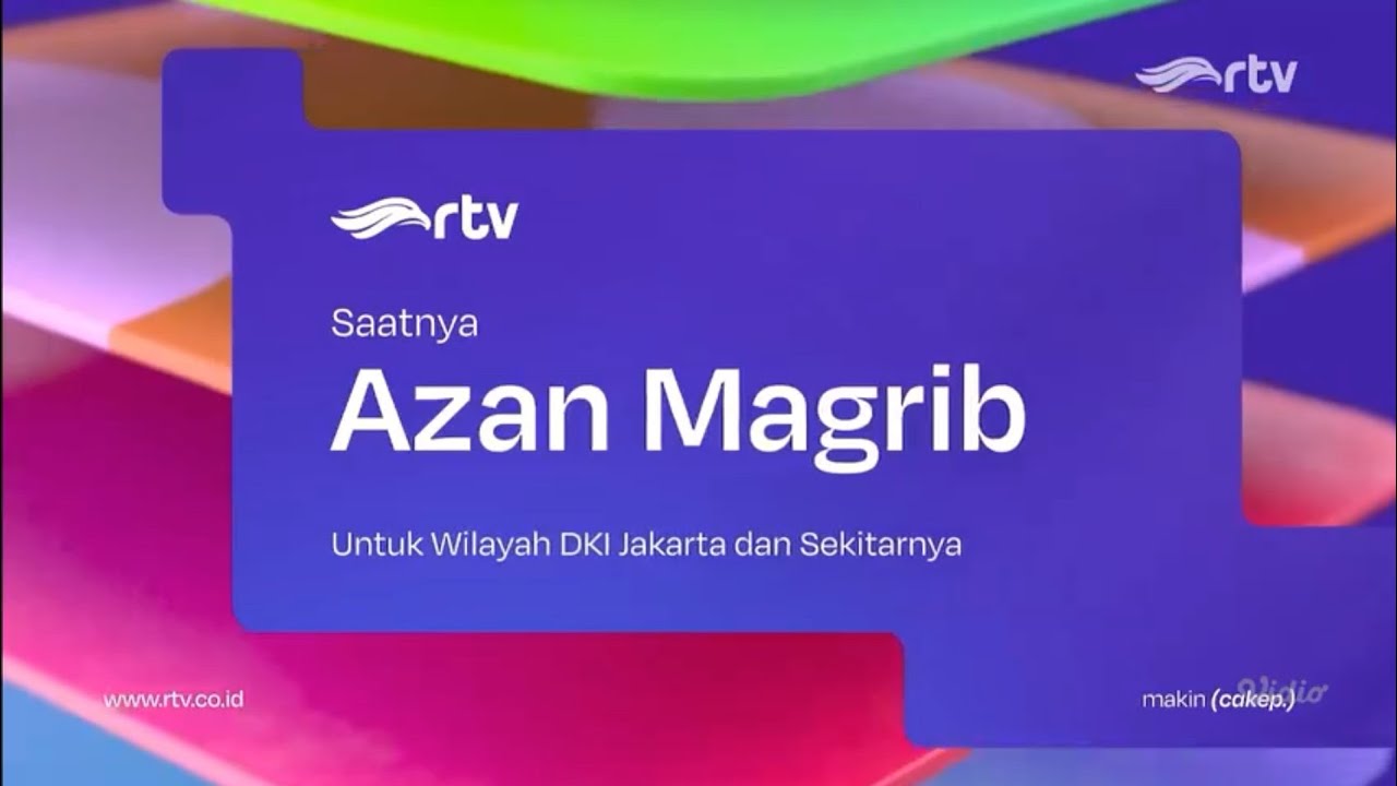 Bumper Card Adzan Maghrib RTV (2025)