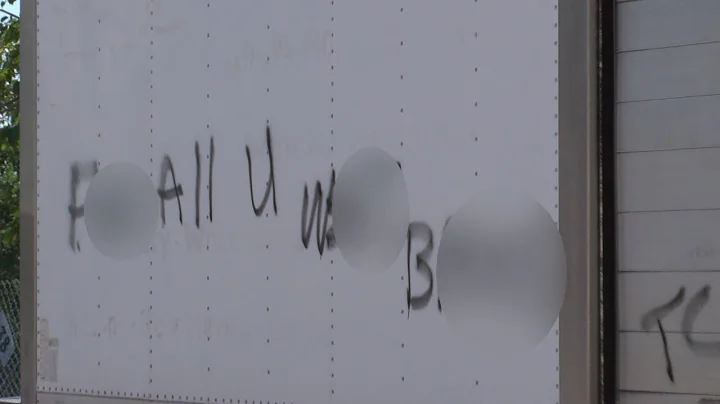 Delivery man finds racist hate message on his work...