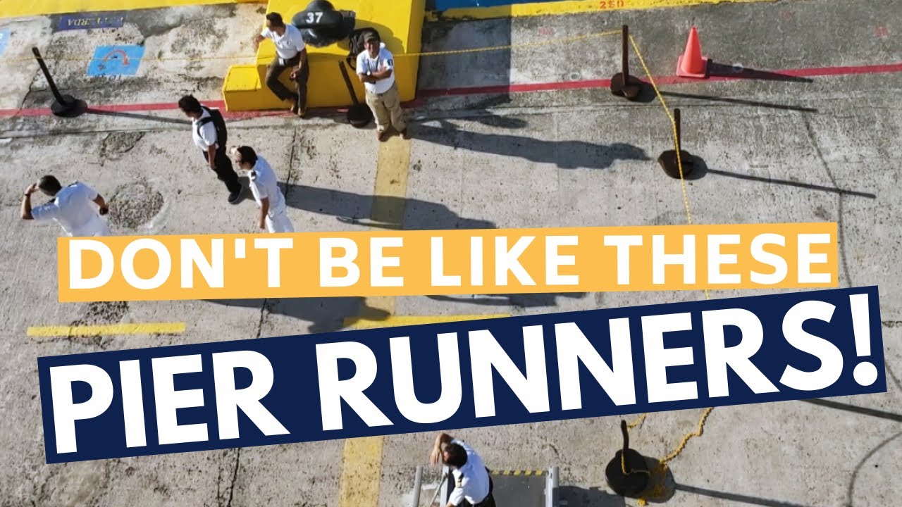 Cruise Ship Pier Runners, Will They Make it? YouTube