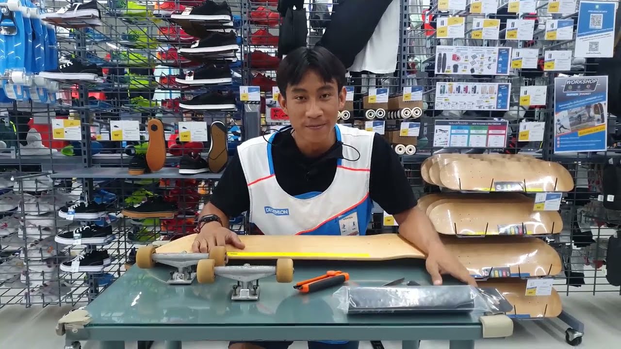 วิธีเปลี่ยนแผ่นสเก็ตบอร์ด เปลี่ยนได้ง่ายๆ เปลี่ยนได้ทุกที่!! | Decathlon Phuket