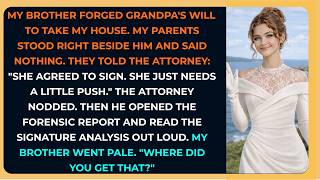 Full My Brother Forged Grandpa's Signature To Steal My Inheritance, Until The Estate Lawyer Opened The... News