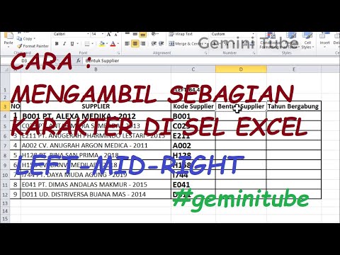 Video: Cara Menukar Arah Teks Dalam Excel