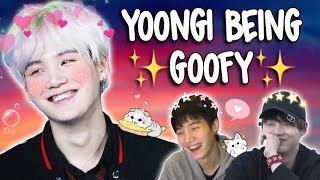 a video to remind u of how goofy yoongi really is