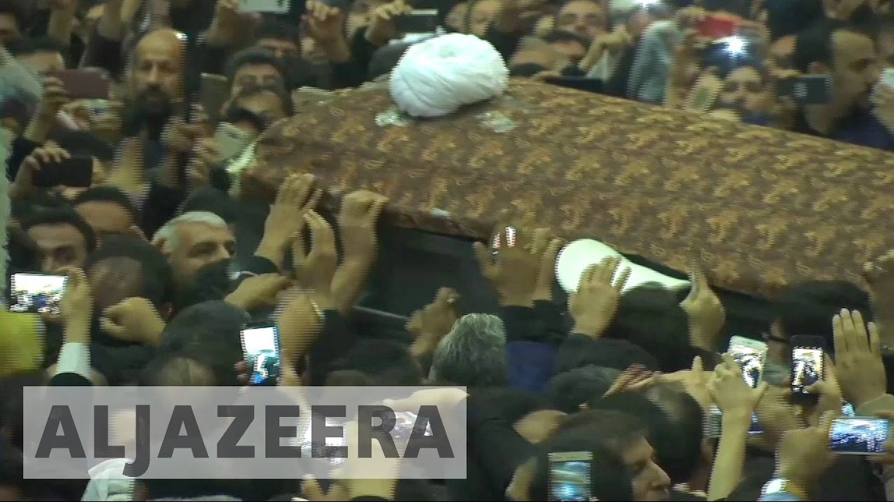 ووري جثمان الرئيس الإيراني السابق رفسنجاني الثرى