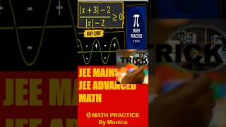 JEE ADVANCED JEE MAINS WAVY CURVE Method TRICK domain of inequality Mod function 3case PYQ #jeemath