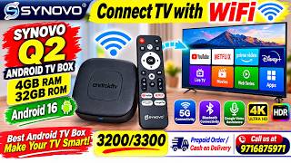 Connect TV with Wifi with Synovo Q2 Android TV Box  screenshot 5