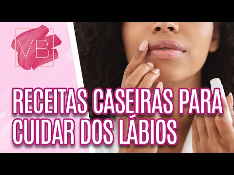 Aprenda a preparar receitas caseiras para cuidar dos lábios  - Você Bonita (07/10/21)