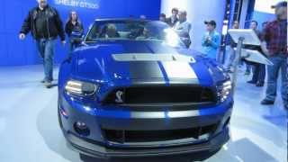 2013 Ford Mustang Shelby Gt500 At Naias 2013 Detroit Auto Show