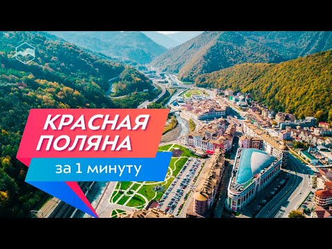 Красная Поляна за 1 минуту. Что посмотреть летом и куда поехать зимой