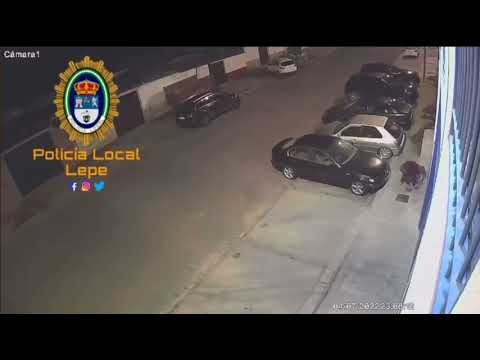 Identificada una persona por el robo de tapas de alcantarilla en Lepe