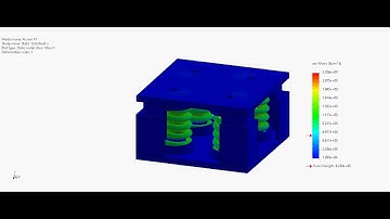 Simulation of base isolation model