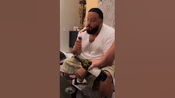 DJ Khaled  - Wants drink with smoke cigar 🍷 #djkhaled #drink #smoke #shorts