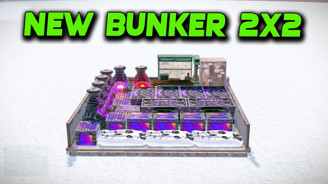 The BEST BUNKER 2X2 In Rust 2023 | Building Tutorial 2023 - YouTube