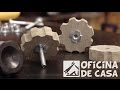 Manoplas, Manípulos ou Botão - Feito em madeira #DIY • Oficina de Casa