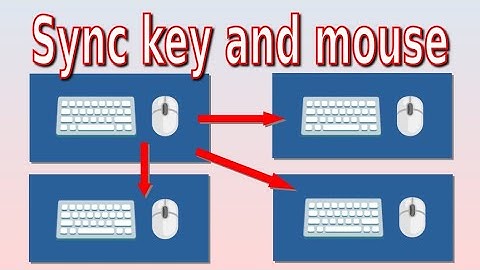 Sync Tool for Keyboards and Mouses for Multiple Computers