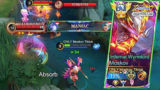 DARAH SEKARAT MALAH DAPAT MANIAC - Moskov Build Full Lifesteal