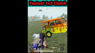 Fastest 1v3 Clutch #fastest #1v3clutch #1v4clutch #bgmi #sololaseryt #bgmishorts #shorts