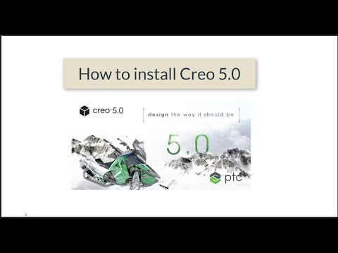 Creo 5.0 tutorial: How to download and install PTC Creo 5.0