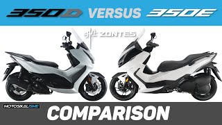 Zontes 350D Versus 350E Back To Back Comparison