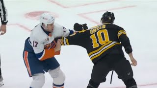 Matt Martin And A.J. Greer Drop The Gloves