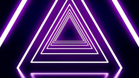 Neon Triangles Stock Motion Graphics