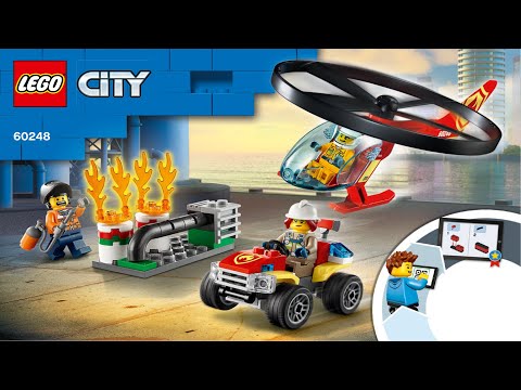 LEGO Instructions - City - 60248 - Fire Helicopter Response - Fire
