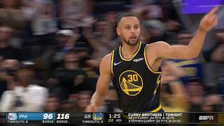 Stephen Curry Couldn't Let His Brother Outscore Him 😂