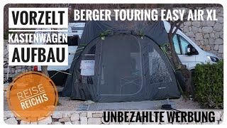 Vorzelt Kastenwagen -Aufbau - Berger Touring Easy Air XL