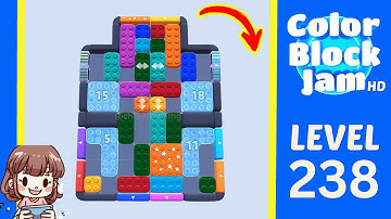 Color Block Jam Level 238 Solution Walkthrough