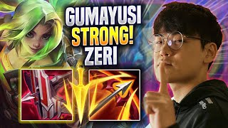 GUMAYUSI IS SO STRONG WITH ZERI! - T1 Gumayusi Plays Zeri ADC vs Lucian! | Preseason 2023